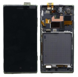 Lcd With Touch Screen For Nokia Lumia 830 Rm984 Black By - Maxbhi Com