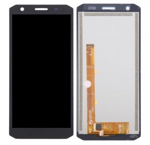 Lcd With Touch Screen For Doogee S41t Black By - Maxbhi Com
