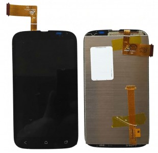 Lcd With Touch Screen For Htc Desire Vt Black By - Maxbhi Com