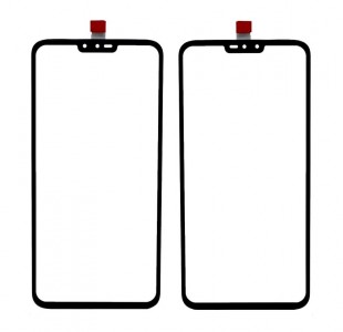 Replacement Front Glass For Lg V40 Thinq Black By - Maxbhi Com