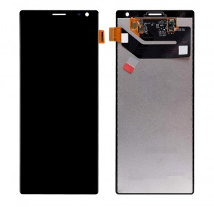 Lcd With Touch Screen For Sony Xperia 10 Plus Silver By - Maxbhi Com