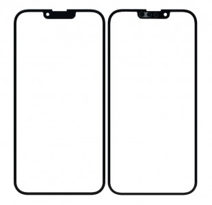 Replacement Front Glass For Apple Iphone 13 Pro Max Black By - Maxbhi Com