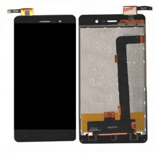 Lcd With Touch Screen For Swipe Virtue Black By - Maxbhi Com