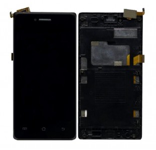 Lcd With Touch Screen For Swipe Konnnect 4 Black By - Maxbhi Com
