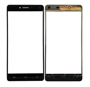 Replacement Front Glass For Infinix Hot 3 Black By - Maxbhi Com