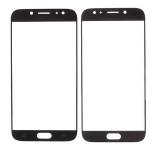 Replacement Front Glass For Samsung Galaxy J7 2017 Black By - Maxbhi Com