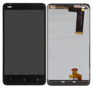 Lcd With Touch Screen For Htc One Sc T528d Black By - Maxbhi Com