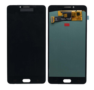 Display for Samsung Galaxy C9 Black (Combo Folder) by Maxbhi.com