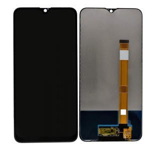 Lcd With Touch Screen For Oppo A7 Black By - Maxbhi Com