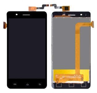 Lcd With Touch Screen For Micromax Bolt Selfie Q424 Black By - Maxbhi Com