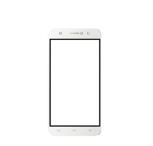 Replacement Front Glass For Philips Xenium X596 White By - Maxbhi.com