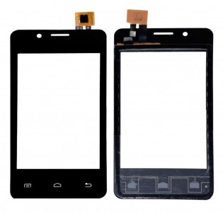 Touch Screen Digitizer For Intex Aqua T4 White By - Maxbhi Com