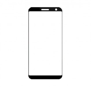 Replacement Front Glass For Umidigi A1 Pro Silver By - Maxbhi Com