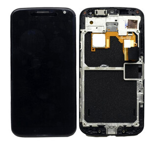 Lcd With Touch Screen For Motorola Moto X Xt1052 Black By - Maxbhi Com