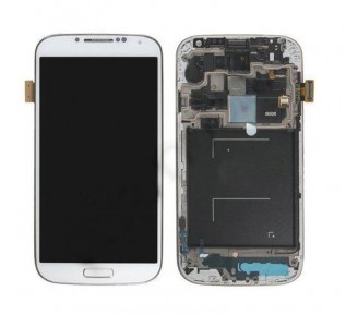 Lcd With Touch Screen For Samsung I9506 Galaxy S4 White By - Maxbhi Com