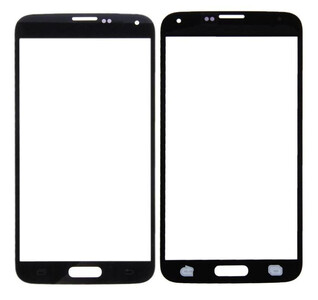 Replacement Front Glass For Samsung Galaxy S5 Lte Smg900i Black By - Maxbhi Com