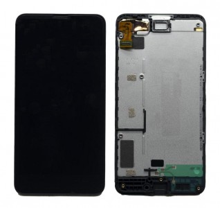 Lcd With Touch Screen For Nokia Lumia 630 Dual Sim Rm978 Black By - Maxbhi Com