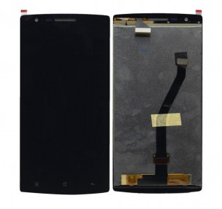 Lcd With Touch Screen For Oneplus One 16gb Black By - Maxbhi Com