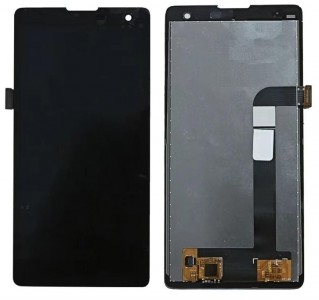 Lcd With Touch Screen For Sonim Xp10 Black By - Maxbhi Com