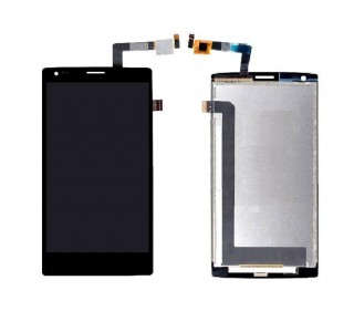 Lcd With Touch Screen For Lava Iris Alfa L Black By - Maxbhi Com