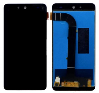 Lcd With Touch Screen For Micromax Canvas Juice 3 Q392 Black By - Maxbhi Com