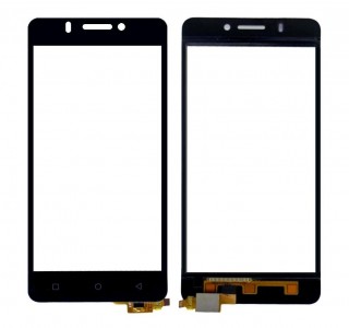 Touch Screen Digitizer For Intex Aqua Supreme Plus Black By - Maxbhi Com