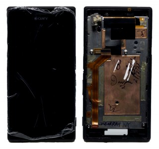 Lcd With Touch Screen For Sony Xperia M2 D2306 Black By - Maxbhi Com
