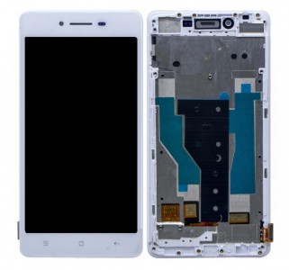 Lcd With Touch Screen For Oppo R7 Lite White By - Maxbhi Com