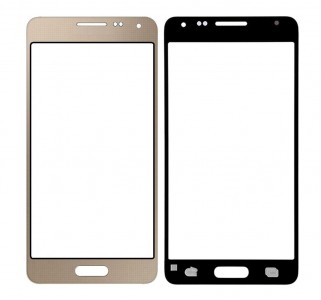 Replacement Front Glass For Samsung Galaxy Alpha Smg850y Gold By - Maxbhi Com