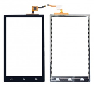 Touch Screen Digitizer For Spice Stellar Xlife M5 Plus Black By - Maxbhi Com