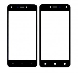 Replacement Front Glass For Karbonn Aura Power 4g Plus Black By - Maxbhi Com