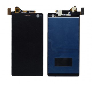Lcd With Touch Screen For Sony Xperia C4 Black By - Maxbhi Com