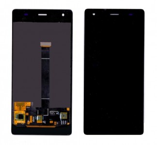 Lcd With Touch Screen For Intex Aqua Ace Black By - Maxbhi Com