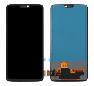 Display for Oneplus 6 Black (Combo Folder) by Maxbhi.com