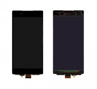 Lcd With Touch Screen For Sony Xperia Z3 Plus Dual Black By - Maxbhi Com