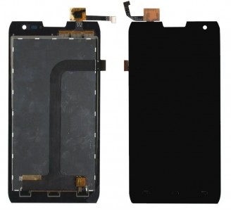 Lcd With Touch Screen For Doogee Titans2 Dg700 Black By - Maxbhi Com