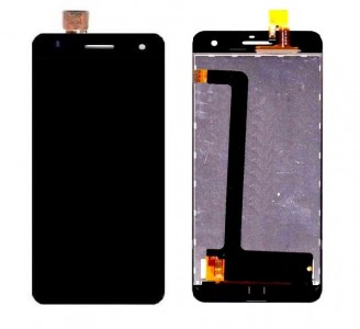Lcd With Touch Screen For Lava Iris X5 Black By - Maxbhi Com
