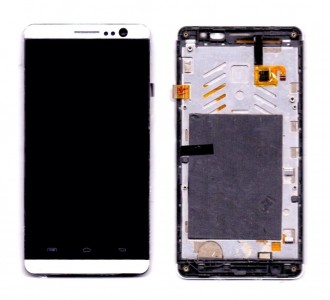 Lcd With Touch Screen For Spice Mi506 Stellar Mettle Icon Black By - Maxbhi Com