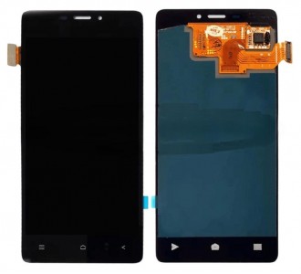 Lcd With Touch Screen For Allview X2 Soul Mini Black By - Maxbhi Com