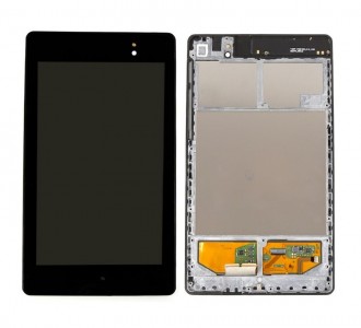 Lcd With Touch Screen For Google Nexus 7 2013 32gb Wifi 2nd Gen Black By - Maxbhi Com
