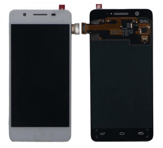 Display for Micromax Canvas Hue Aq5000 White (Combo Folder) by Maxbhi.com