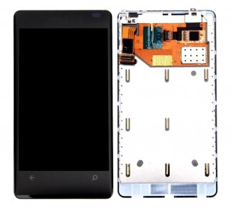 Lcd With Touch Screen For Nokia Lumia 800 Black By - Maxbhi Com
