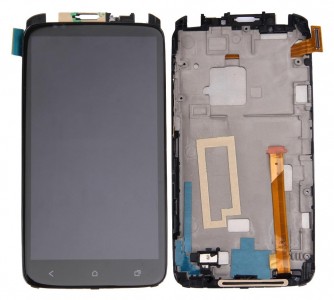 Lcd With Touch Screen For Htc One X Att Black By - Maxbhi Com