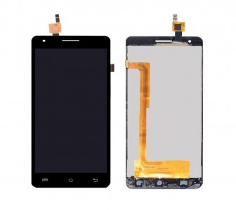 Lcd With Touch Screen For Lava Iris Fuel F2 Black By - Maxbhi Com