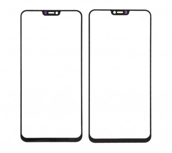 Replacement Front Glass For Vivo X21 Black By - Maxbhi Com