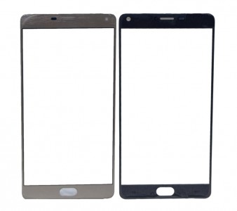 Replacement Front Glass For Gionee M5 Plus Gold By - Maxbhi Com