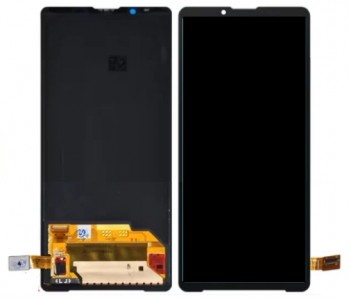 Lcd With Touch Screen For Sony Xperia 10 Vii Blue By - Maxbhi Com