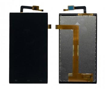 Display for Micromax Canvas Juice 2 Aq5001 Grey (Combo Folder) by Maxbhi.com