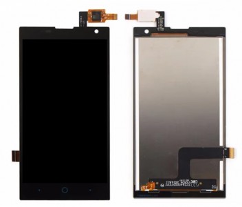 Lcd With Touch Screen For Zte Blade G Lux Black By - Maxbhi Com