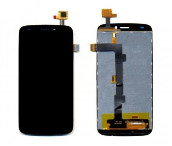 Lcd With Touch Screen For Gionee Ctrl V5 Black By - Maxbhi Com